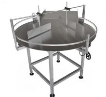 Chai hoàn toàn tự động Unscrambler Dynamic quay Worktable